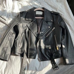 Deadwood Cropped Leather Jacket *joan jacket*